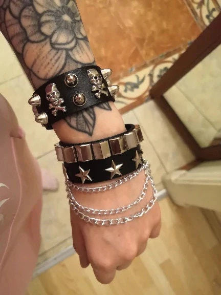 Punk Gothic Bracelet Chain