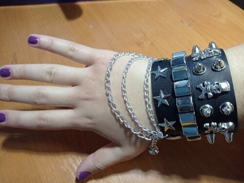 Punk Gothic Bracelet Chain