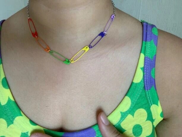 Safety Pin Necklace