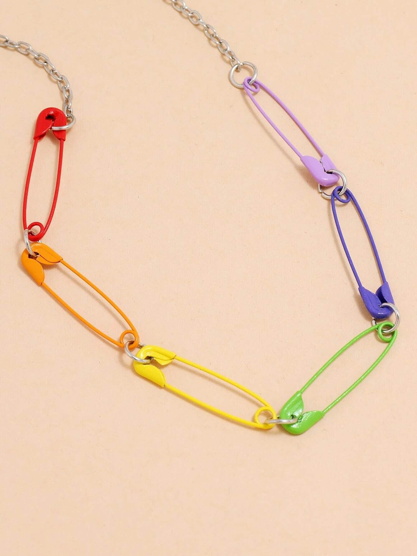 Safety Pin Necklace