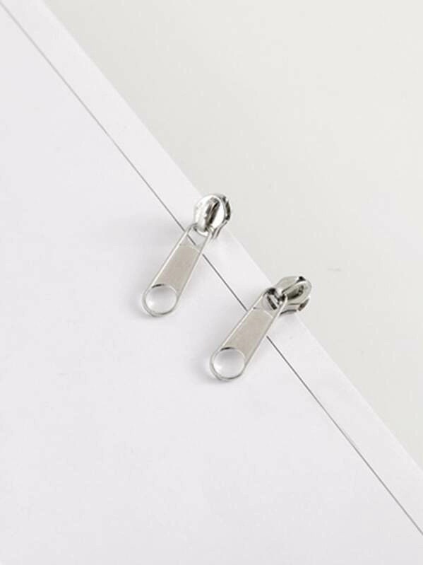 Zipper Stud Earrings