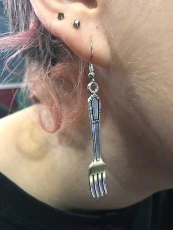 Fork and Spoon Earrings