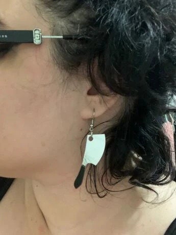 Butcher Knife Earrings