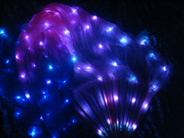 Led Light Silk Fan