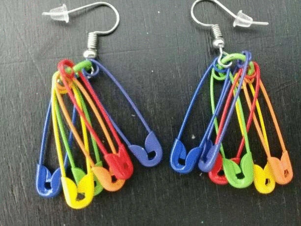 Safety Pin Earrings