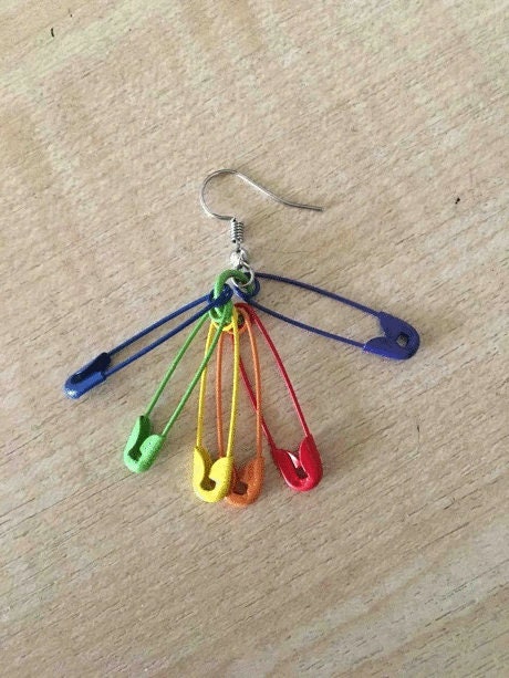 Safety Pin Earrings