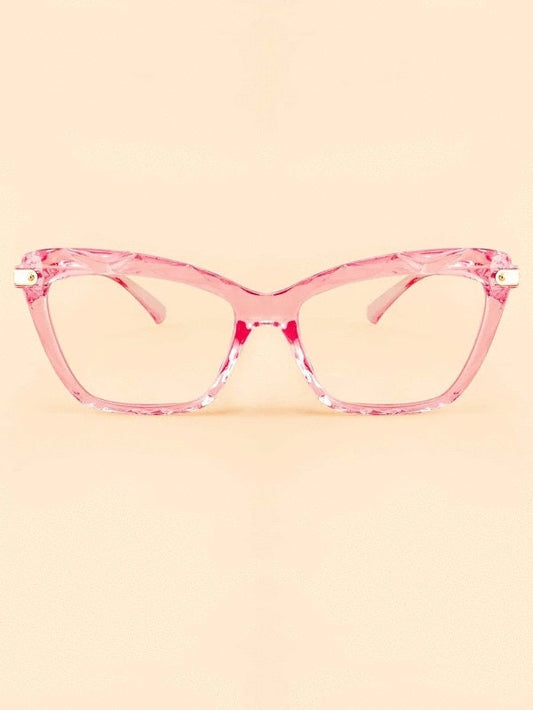 Cat Eye Pink Anti Blue Light Blocking Glasses