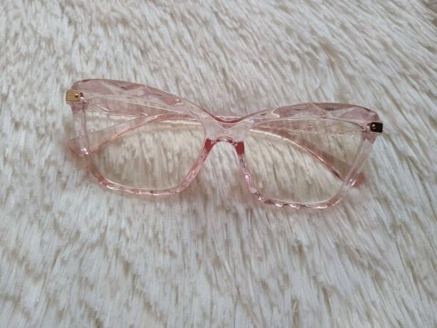 Cat Eye Pink Anti Blue Light Blocking Glasses