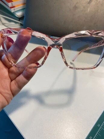 Cat Eye Pink Anti Blue Light Blocking Glasses