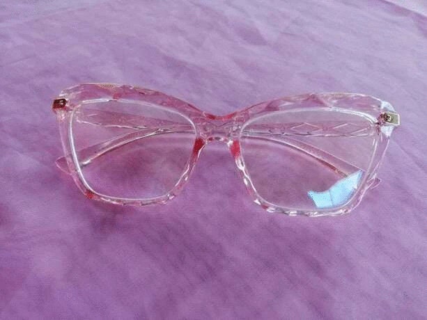 Cat Eye Pink Anti Blue Light Blocking Glasses