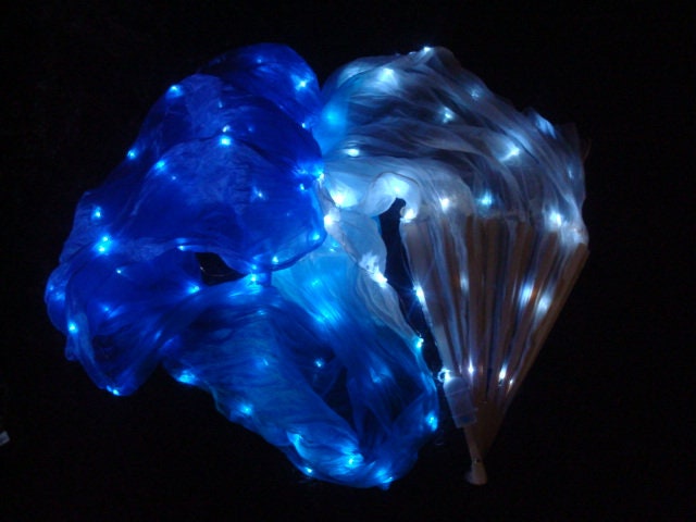 Led Fan Veil Silk