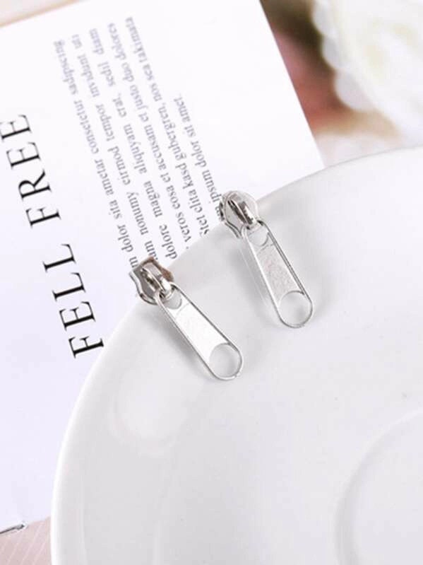 Zipper Stud Earrings