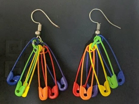 Safety Pin Earrings