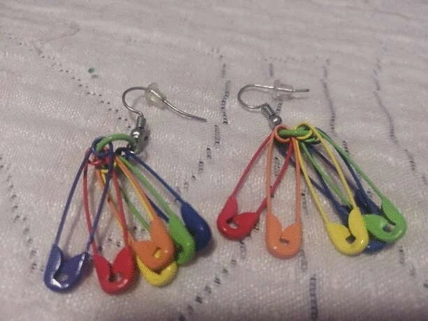 Safety Pin Earrings