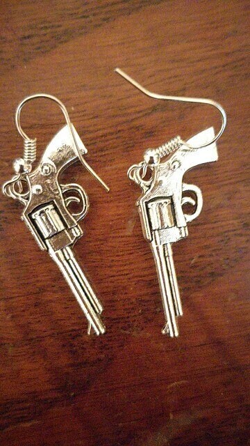 Gun Earrings