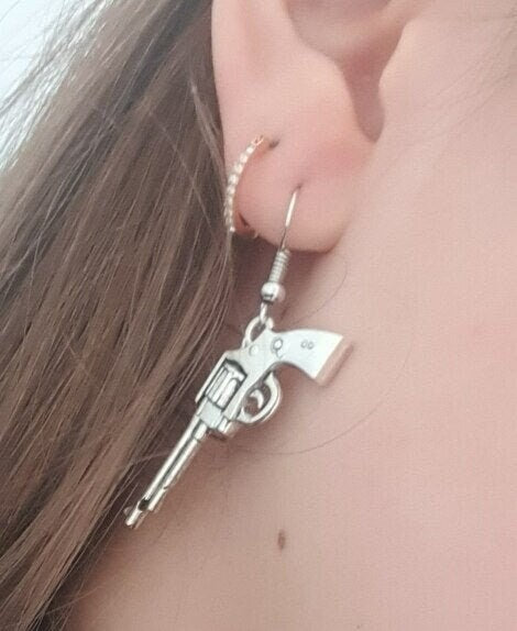 Gun Earrings