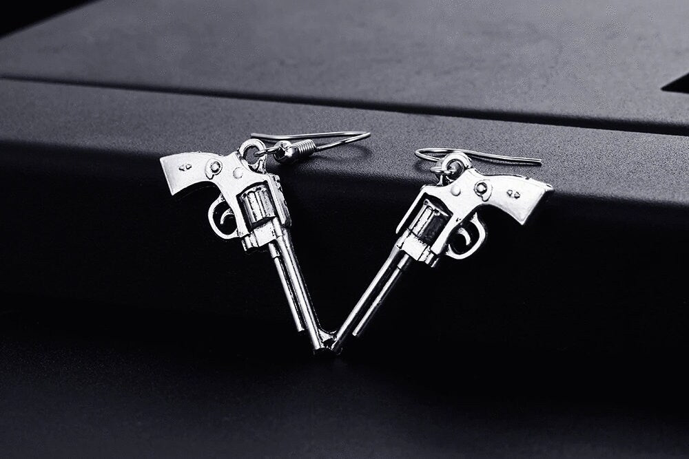 Gun Earrings