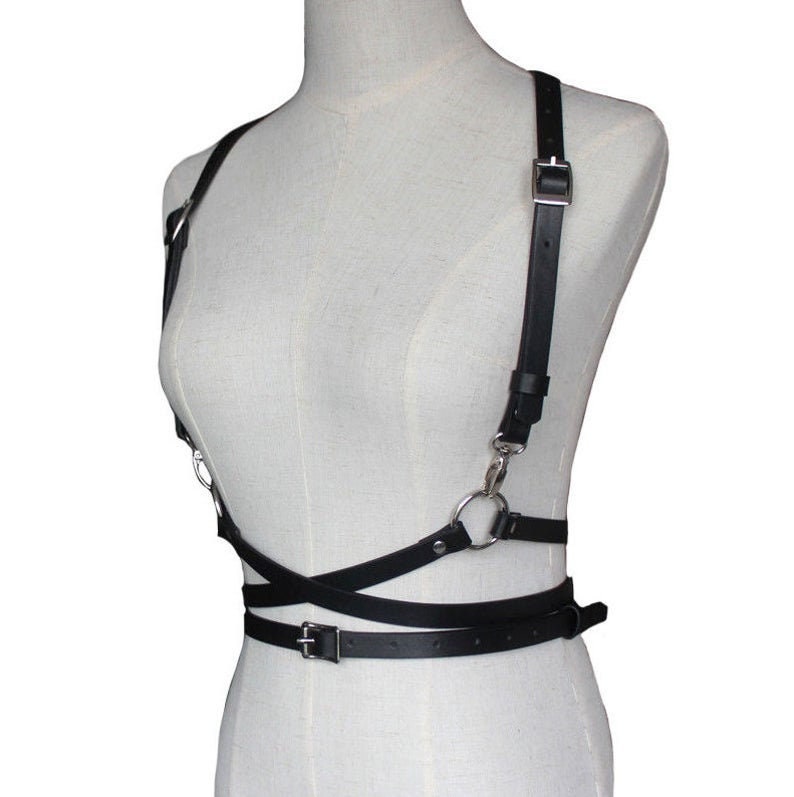 Faux Leather Waist Harness XS/S