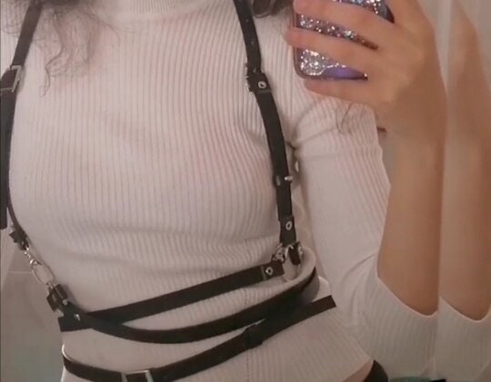 Faux Leather Waist Harness XS/S