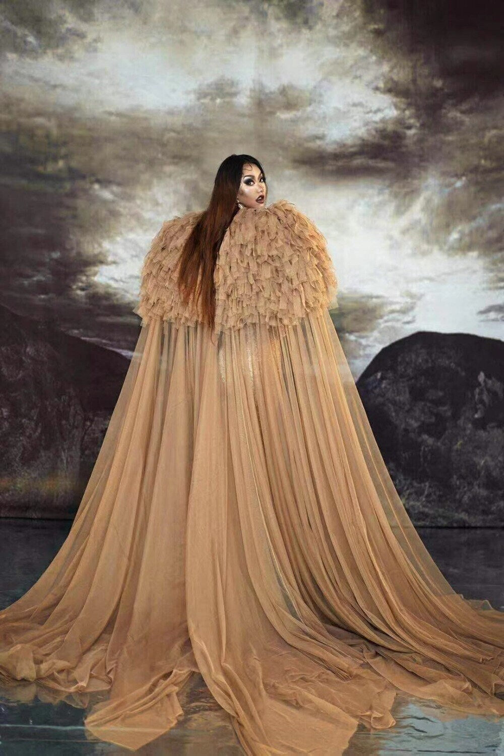 Lion King Queen Jumpsuit Cloak