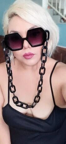 Chunky Chain Necklace Sunglasses Luxury