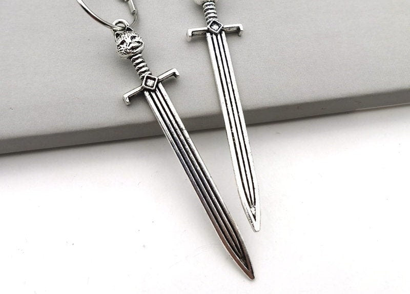 Anime Earrings Sword