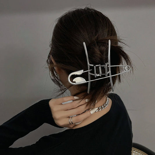 Safety Pin Hair Clip