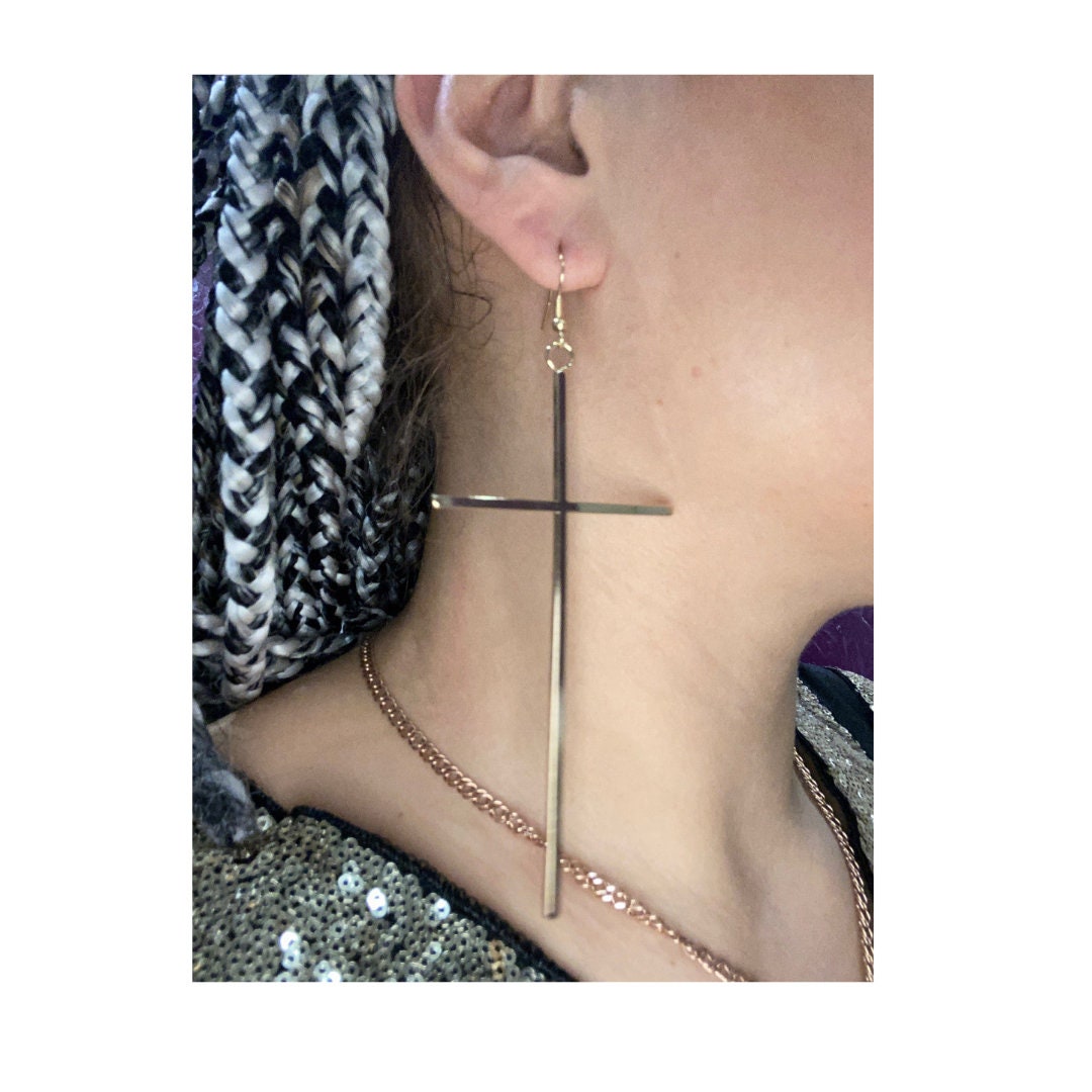 Gothic Cross Earrings