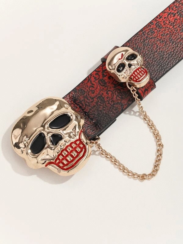 Gothic Skull Belt