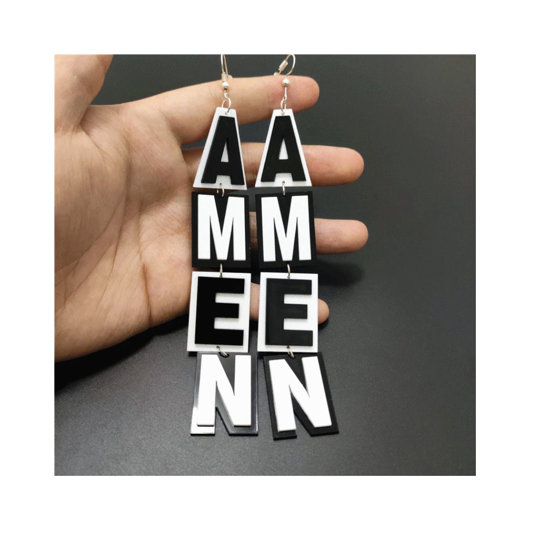 AMEN Long Dangle Earrings