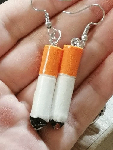 Punk Cigarette Earrings