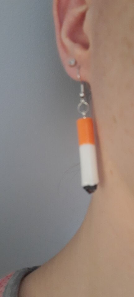 Punk Cigarette Earrings