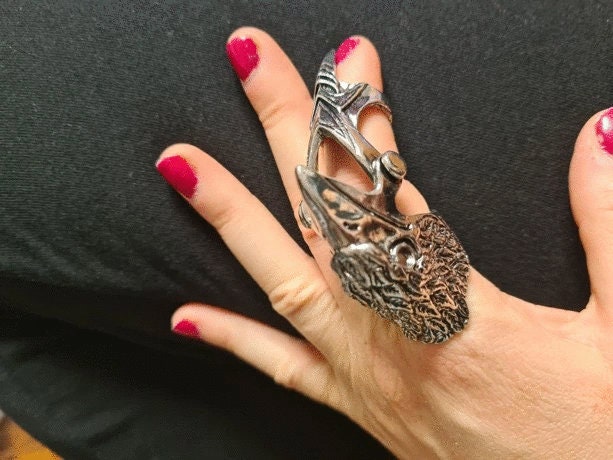 Gothic Eagle Decor Ring