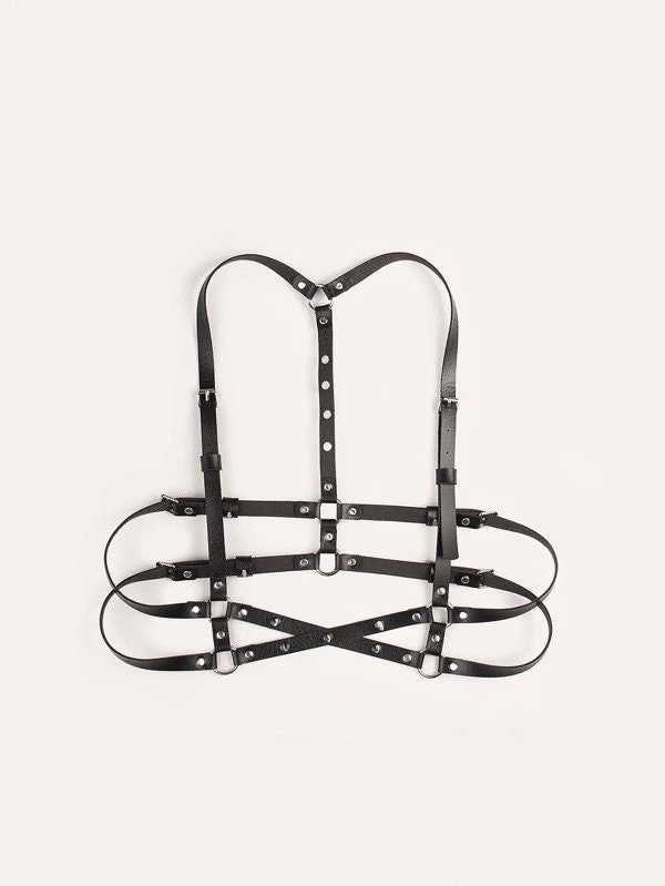 Spiked Waist Harness Belt