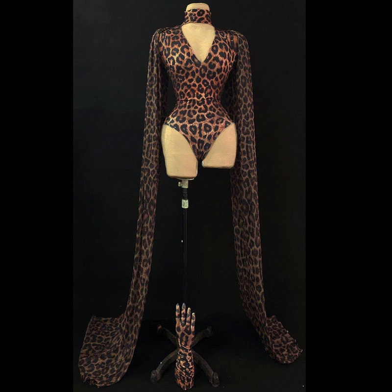 Leopard Monokini Gloves