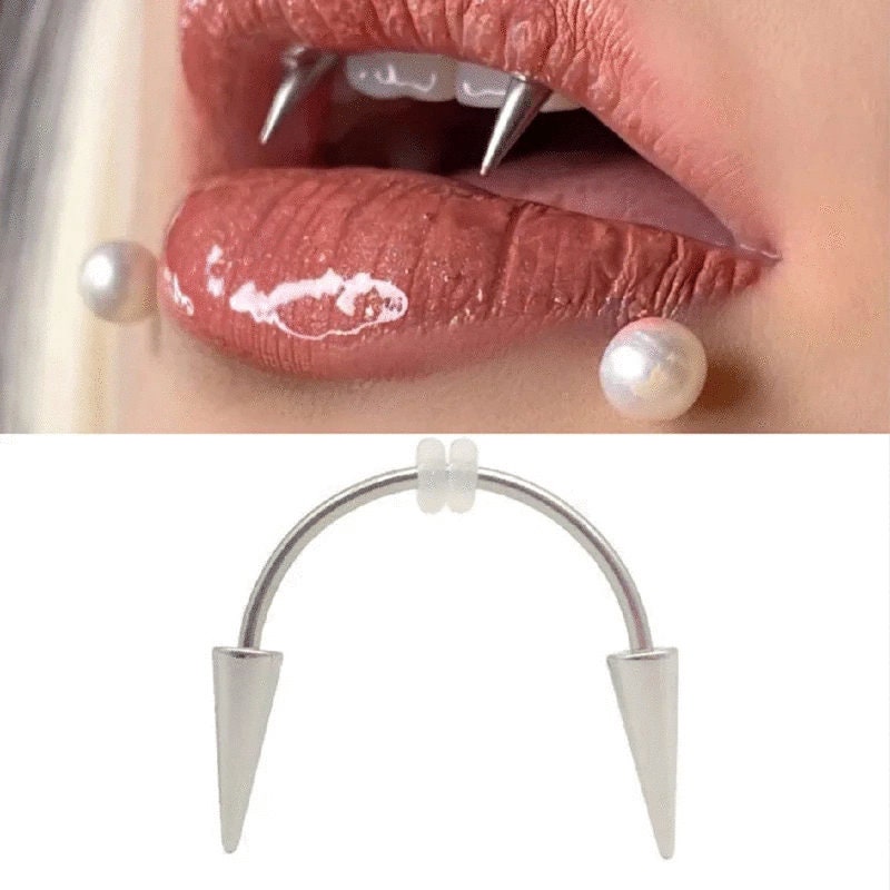 Vampire Septum Dracula Nail Halloween Piercing