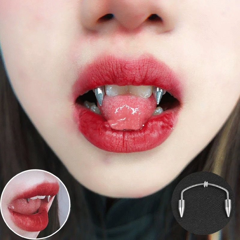 Vampire Septum Dracula Nail Halloween Piercing