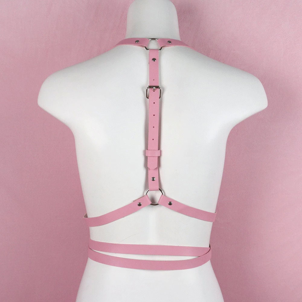 Pink Waist Harness Belt Pastel Goth