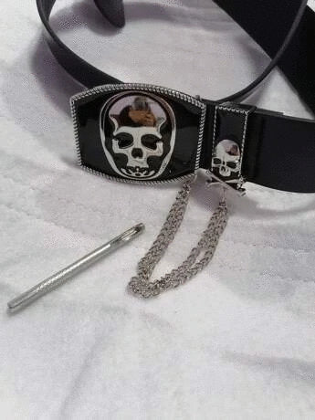 Gothic Skull Belt