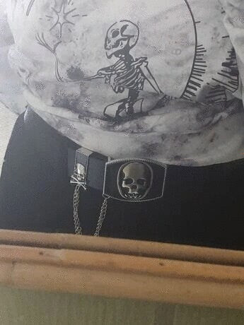 Gothic Skull Belt