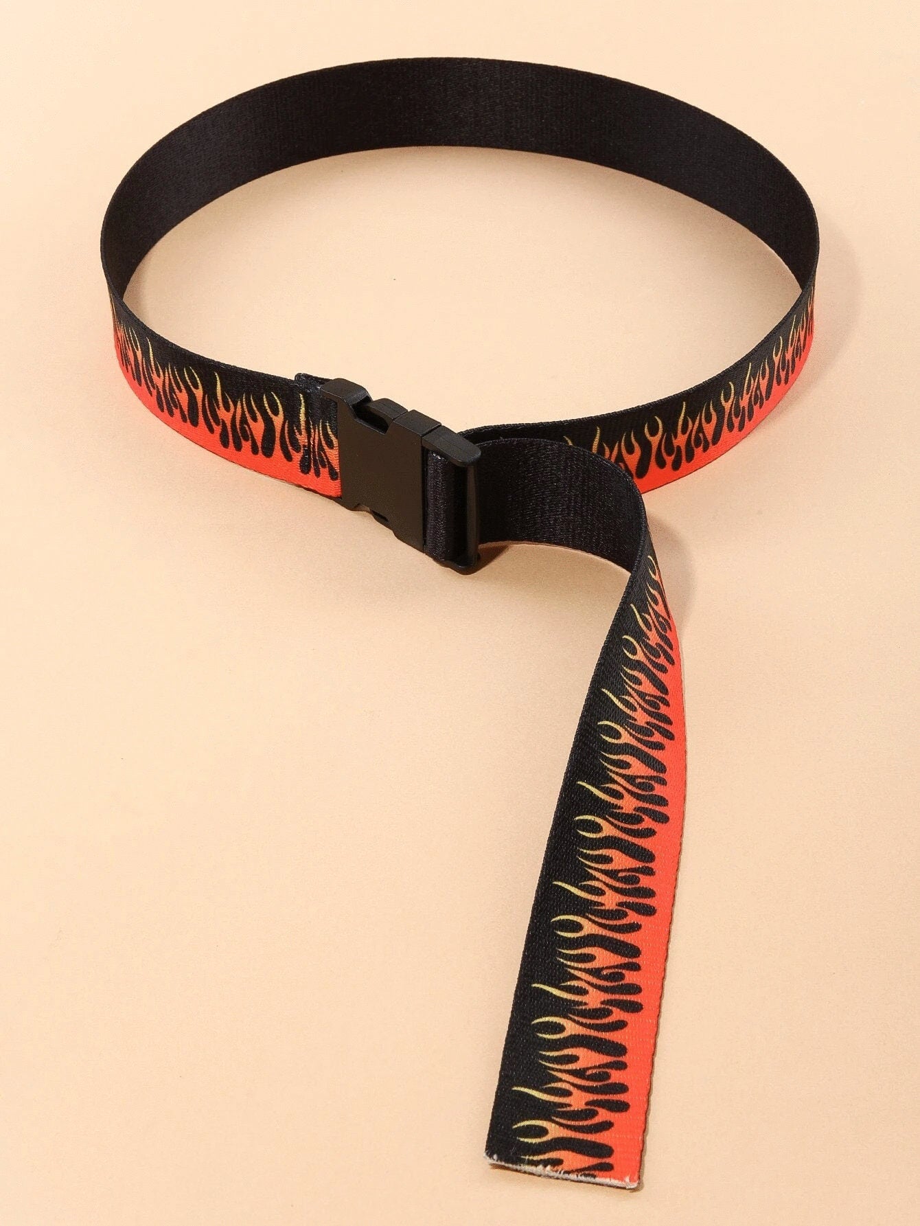 Red Flame Tape Belt