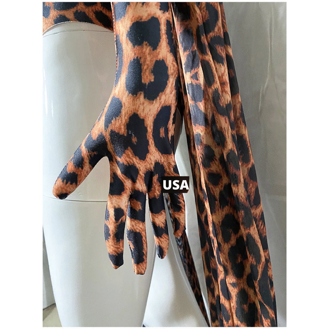 Leopard Monokini Gloves