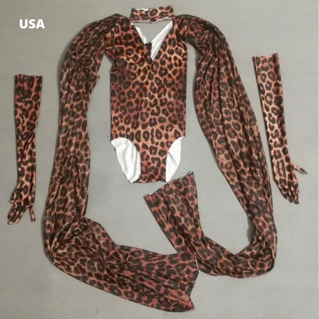 Leopard Monokini Gloves