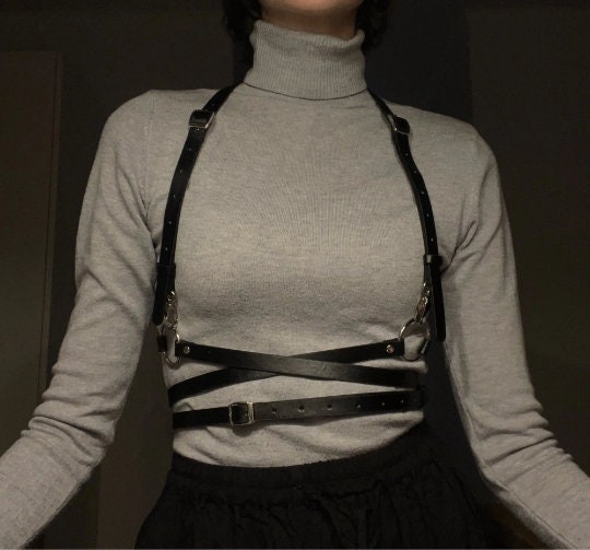 Pink Waist Harness Belt Pastel Goth