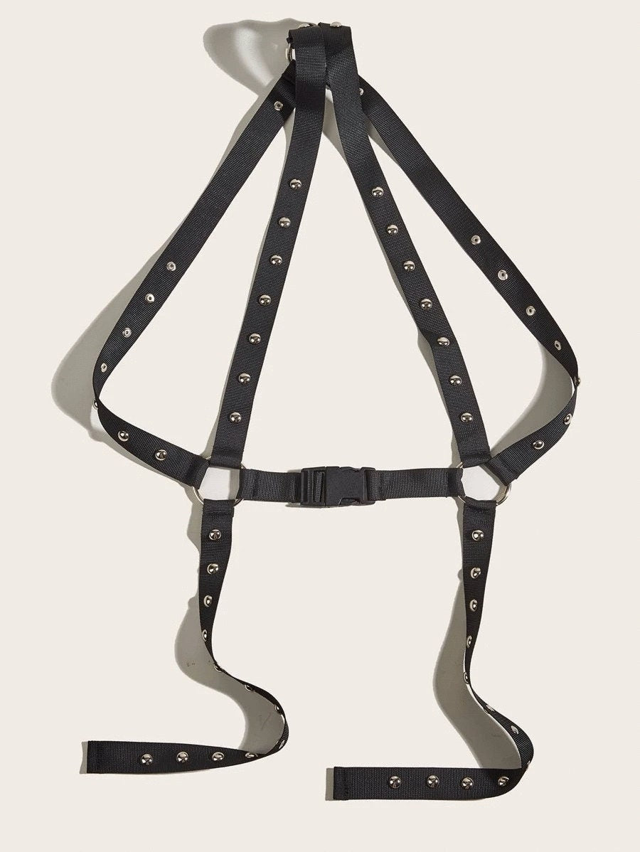 Studded Rivet Suspenders