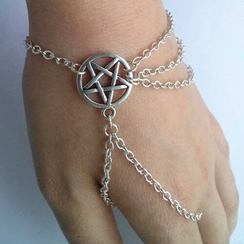 Pentagram Star Chain Belt