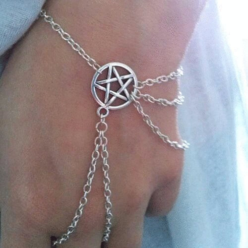 Pentagram Star Chain Belt