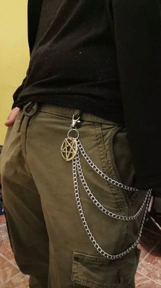 Pentagram Star Chain Belt