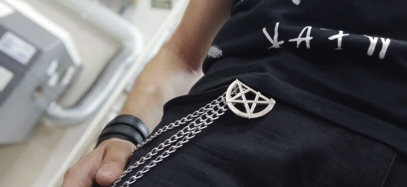 Pentagram Star Chain Belt