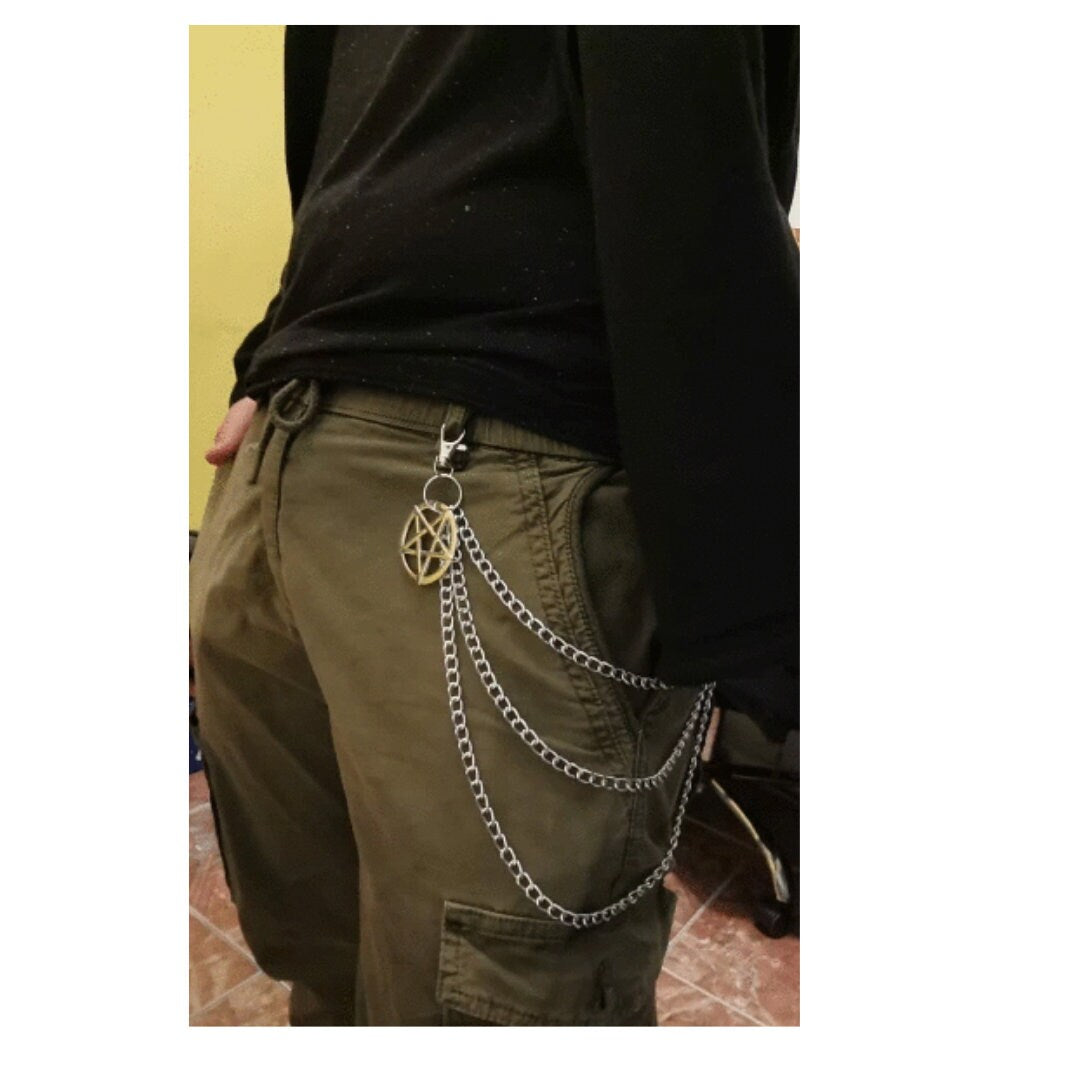 Pentagram Star Chain Belt